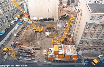 Vogelperspektive Abrissarbeiten 1996